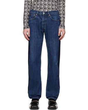 Bless Indigo jeansfrontjogger Joggers - Blue