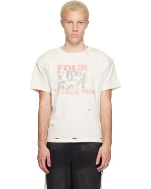 424 Off- Collage Rolling Stones T-Shirt - White