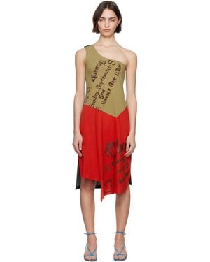 SC103 Hall Midi Dress - Red