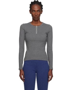 Flore Flore Jess Longsleeve Henley - Black