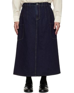 Toogood 'The Scout' Denim Skirt - Blue