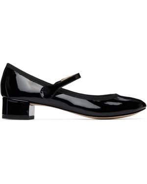 Repetto Rose Mary Jane Heels - Black