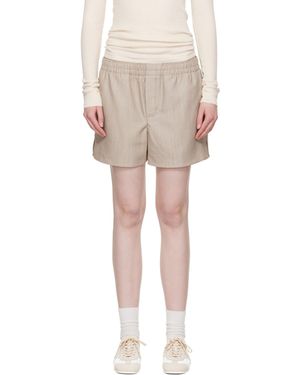Ami Paris Wool Elasticated Shorts - Multicolour
