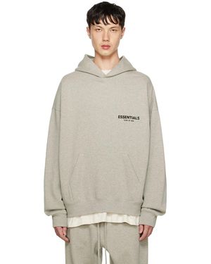Fear Of God グレー フロックロゴ フーディ - マルチカラー