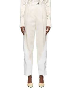 Peter Do Wool Trousers - White