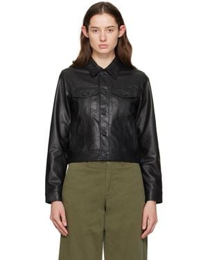 Rag & Bone Debbie Leather Jacket - Black