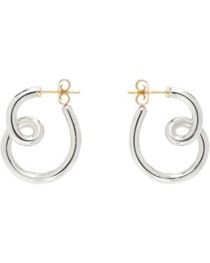 【関税込み】Bea Bongiasca ブルー ミニ B ピアス Bea Bongiasca(ベアボジャンスカ) ピアス(レディース) - 海外