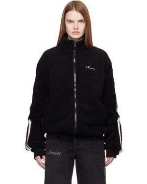 Amiri Bones Fleece Jacket - Black