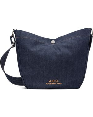 A.P.C. Journal Satchel - Blue