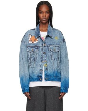 Doublet Anime Denim Jacket - Blue
