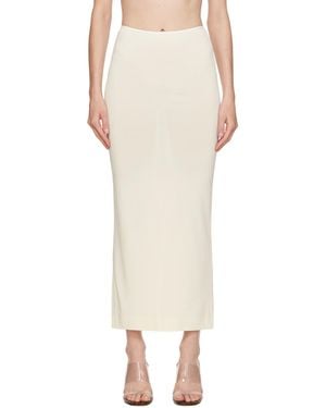 ÉTERNE Off- Emma Maxi Skirt - Natural