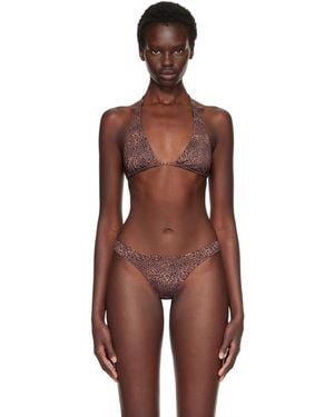 Fruity Booty Shania Bikini Top - Brown