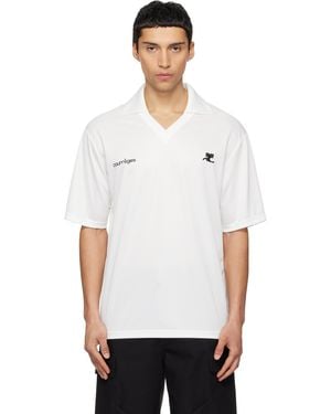 Courreges Oversized Sports Polo - White
