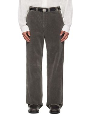 Rier Ssense Exclusive Corduroy Trousers - Black
