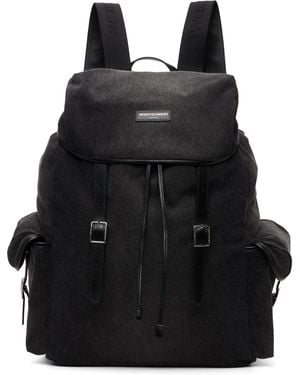 WOOYOUNGMI Denim Backpack - Black