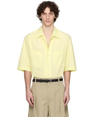 Lemaire イエロー 'Convertible' シャツ - ナチュラル