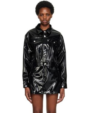 FRAME Blouson surdimensionné noir