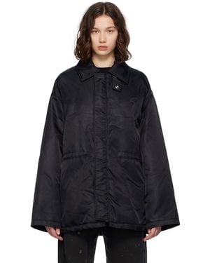 MM6 by Maison Martin Margiela Nylon Sports Jacket - Black