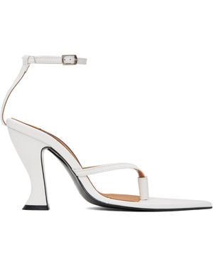 Pushbutton Pointy Heels - Black