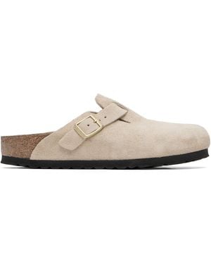 Birkenstock Narrow Boston Slip-On Loafers - White
