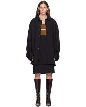 Marie Adam-Leenaerdt 'Jacket Skirt' Midi Dress - Black