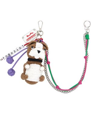 Charles Jeffrey Character Crochet Bag Charm - White
