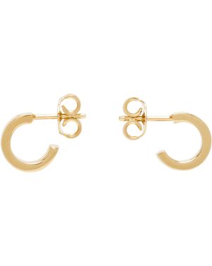 MM6 by Maison Martin Margiela Numeric Minimal Signature フープピアス - ブラック