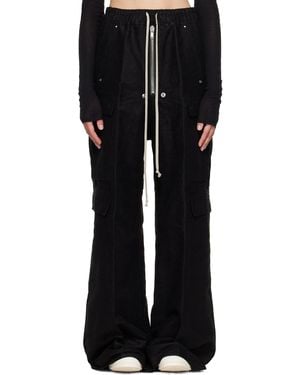 Rick Owens Tower Cargobelas Trousers - Black
