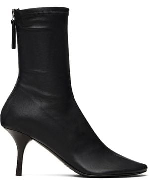 Acne Studios Leather Ankle Boots - Black