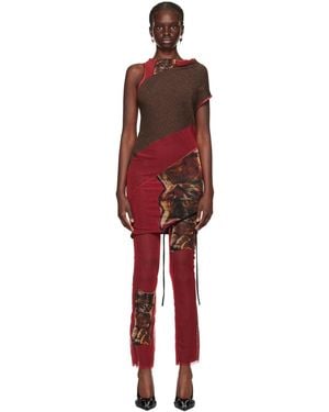 OTTOLINGER Red Cat Minidress - Black