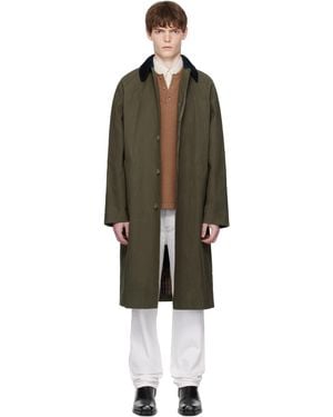 A.P.C. Khaki Gaspard Mac Raincoat - Black