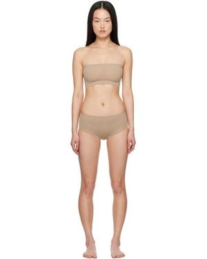 Alaïa Second Skin Bra & Briefs Set - Black
