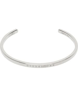 MM6 by Maison Martin Margiela Minimal Logo ブレスレット - ブラック