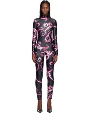 Versace Jeans Couture Chromo Couture Catsuit - Black