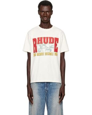 Rhude 'The Desert Decides' T-Shirt - Red