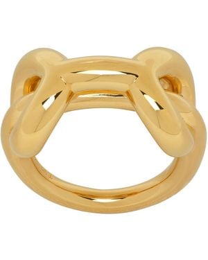 C.Chesnais Genderless Binary Chain Ring - Yellow