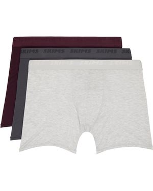 メンズ Skims マルチカラー 5 ボクサーブリーフ 3枚セット ブルー | Lyst