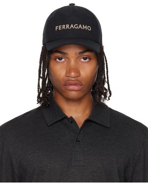 Ferragamo Core Signature Cap - Black