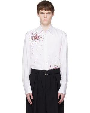 Dries Van Noten Sequinned Shirt - White