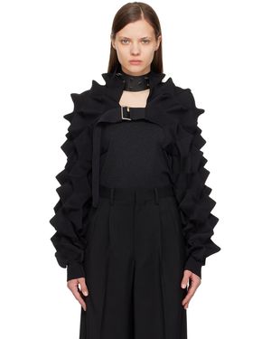 Junya Watanabe Sculptural Cardigan - Black