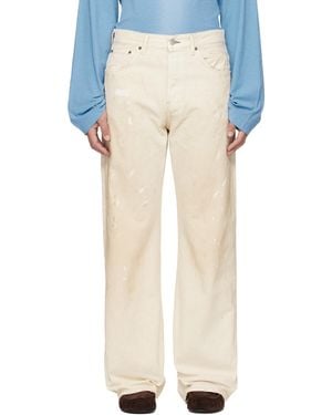 Acne Studios Off- 2021 Regular Fit Jeans - White