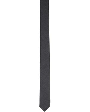 Thom Browne Twill Classic Tie - Black