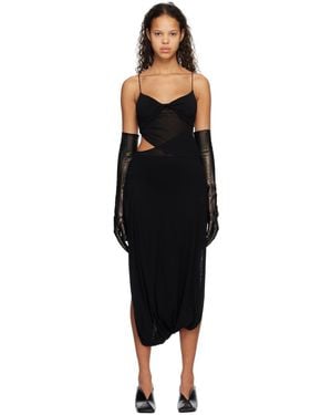 Subtle Le Nguyen Twisted Maxi Dress - Black