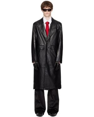 ROCKSTEADY Dracula Leather Coat - Black