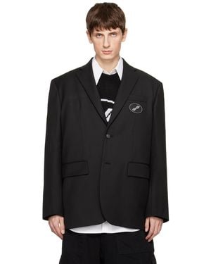we11done Oversized Blazer - Black