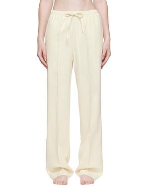 Asceno Off- Aurelia Lounge Trousers - Natural
