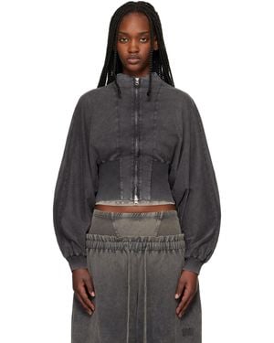 KNWLS Haze Zip-Up Sweatshirt - Black