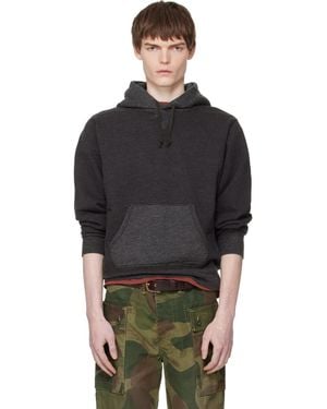 RRL French Terry Hoodie - Black