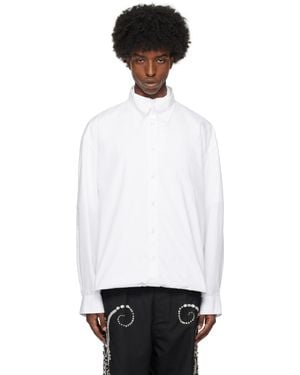 Bluemarble Double-Layered Foldover Long Sleeve Shirt - Black