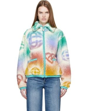 CASABLANCA Monogram Fleece Jacket - Multicolor